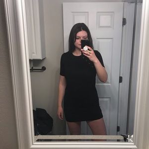 Black tee shirt dress